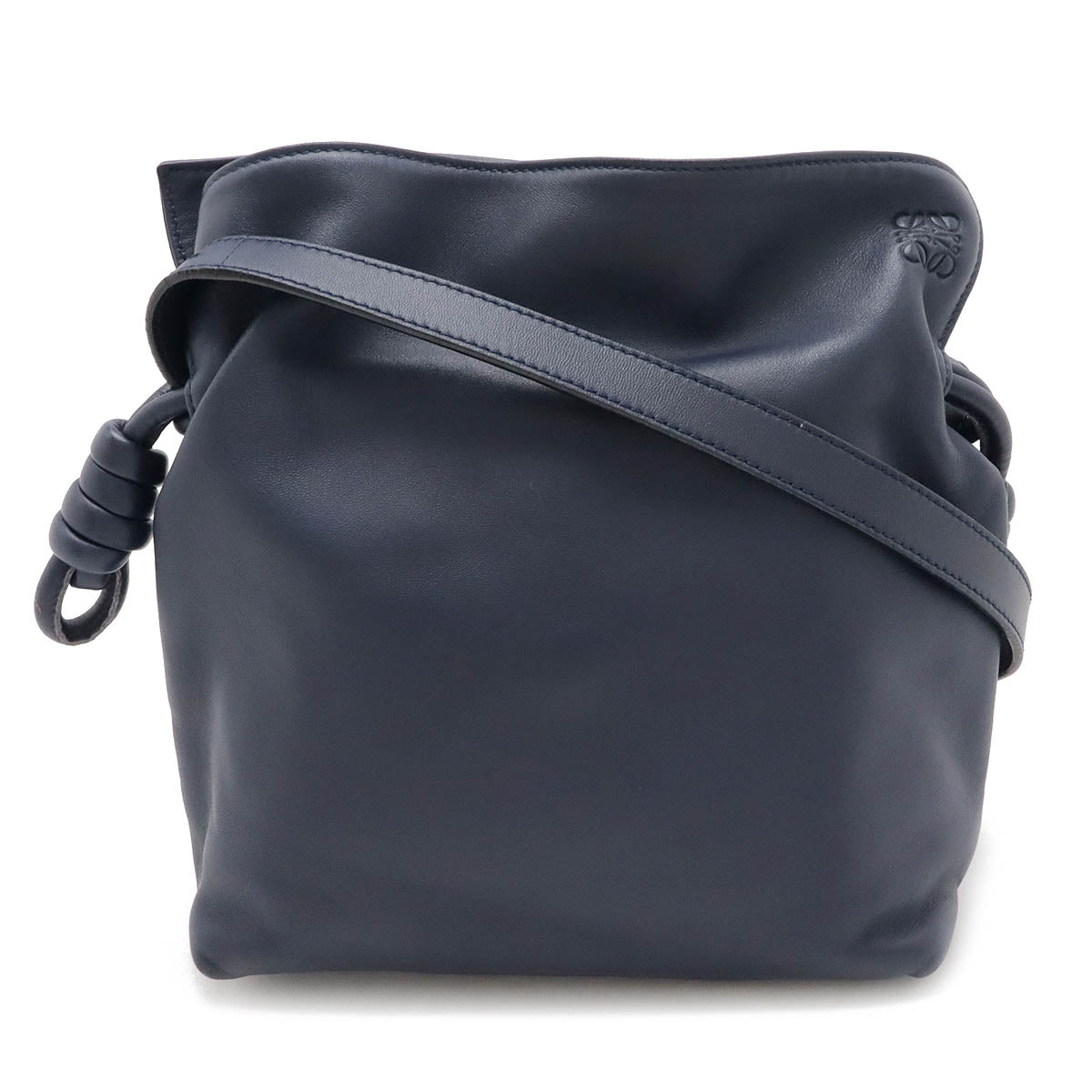 Loewe Flamenco Knot Leather Shoulder Bag