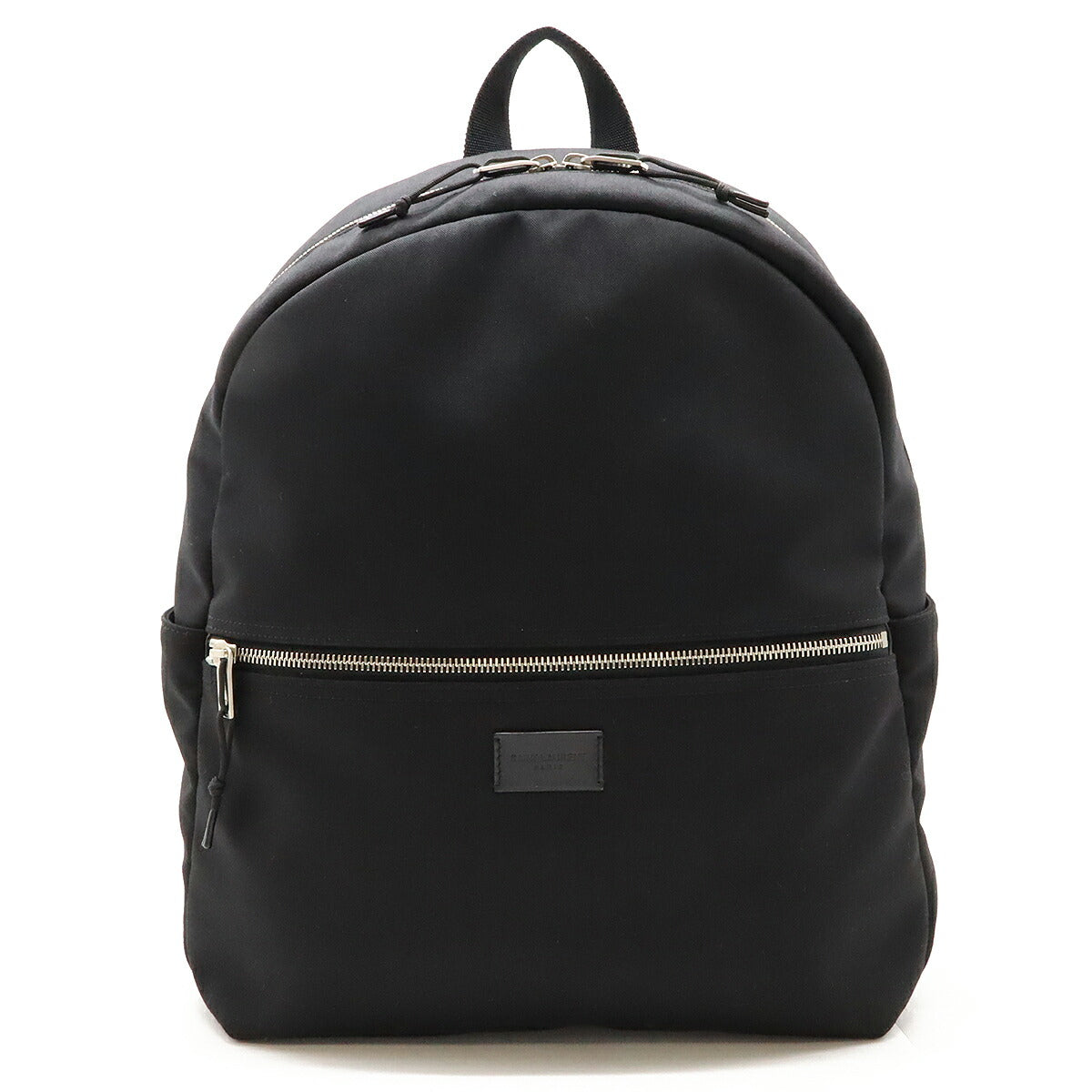 Yves Saint Laurent Nylon Canvas Leather Backpack