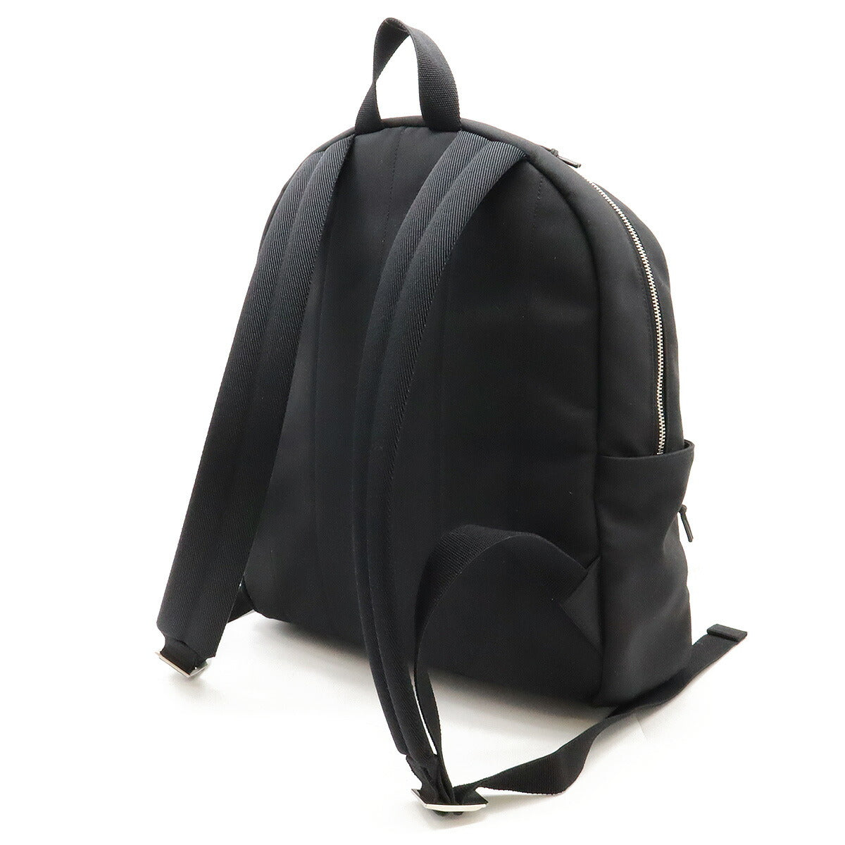 Yves Saint Laurent Nylon Canvas Leather Backpack