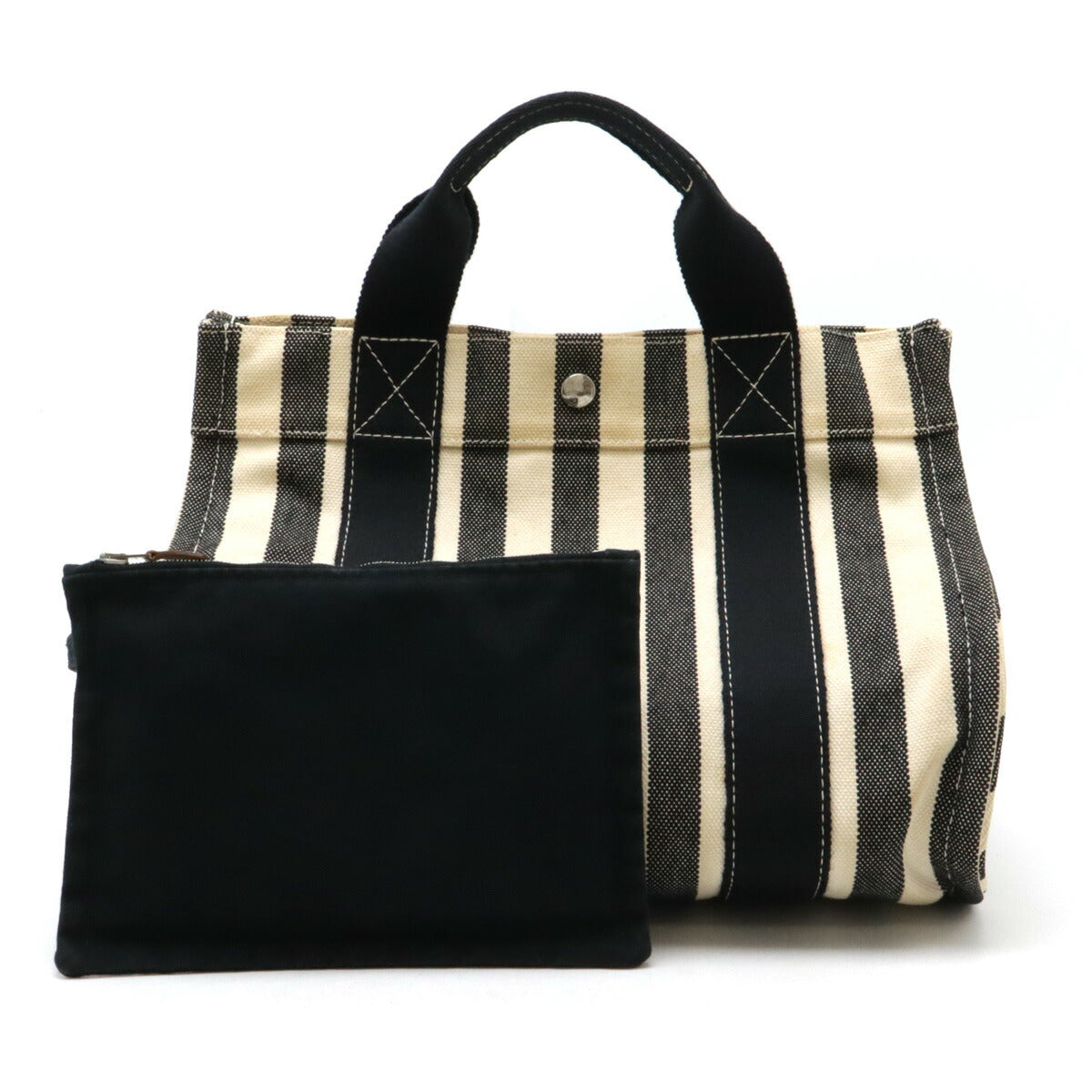 Hermes Cannes PM Canvas Tote Bag