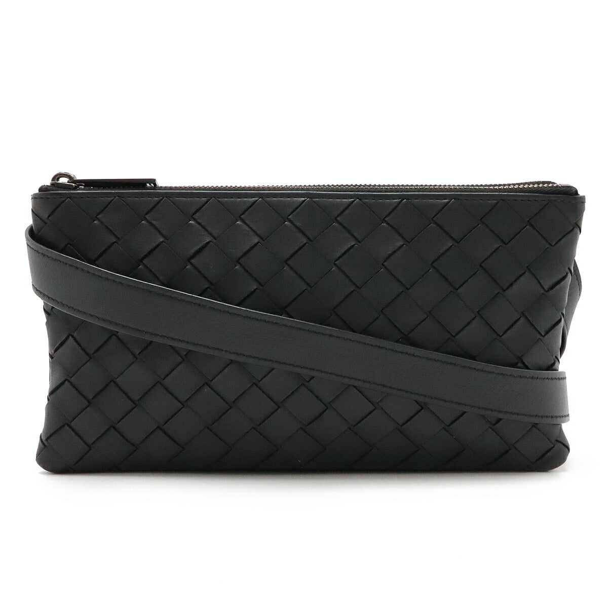 Bottega Veneta Leather Intrecciato Shoulder Bag