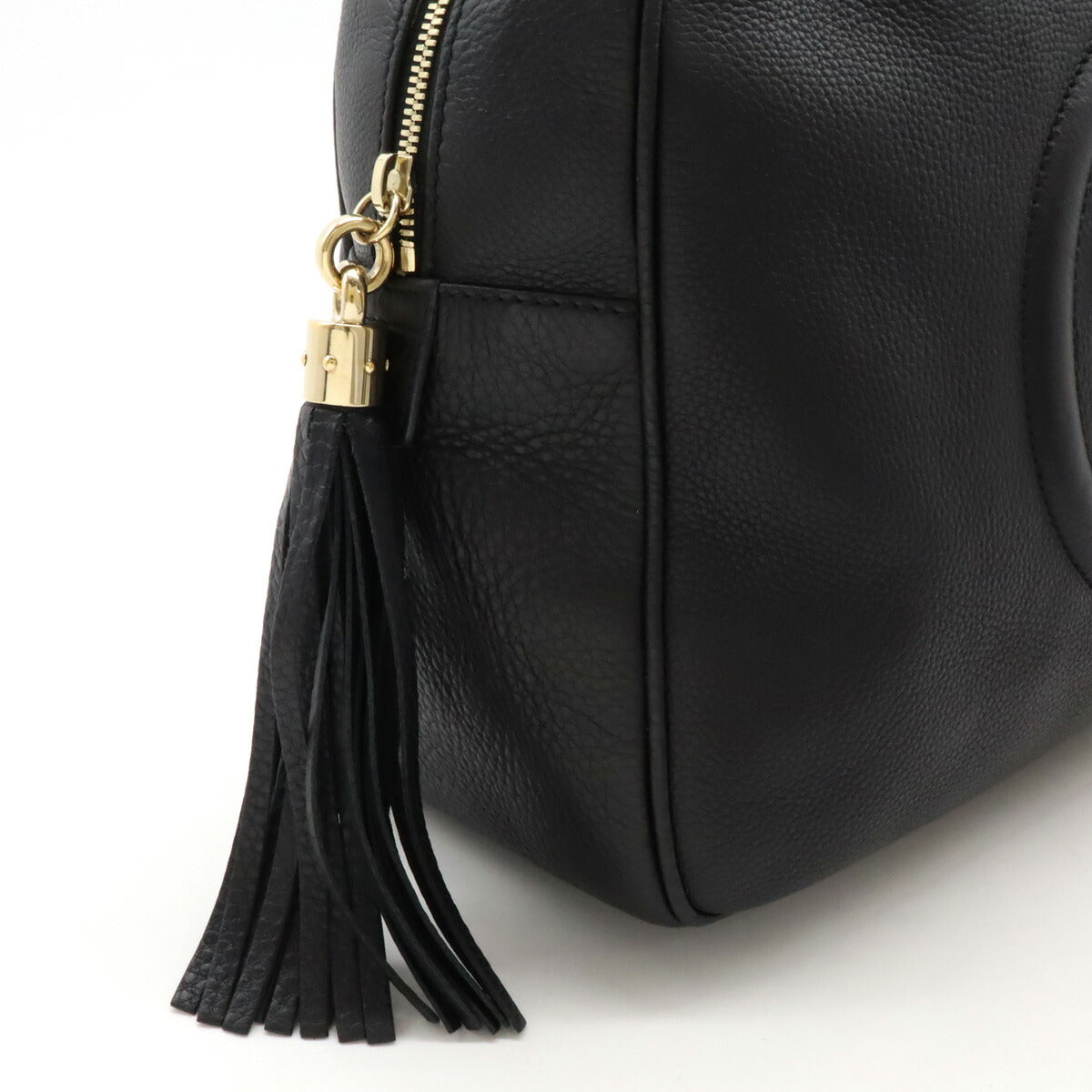 Gucci Soho Leather Chain Shoulder Bag Black