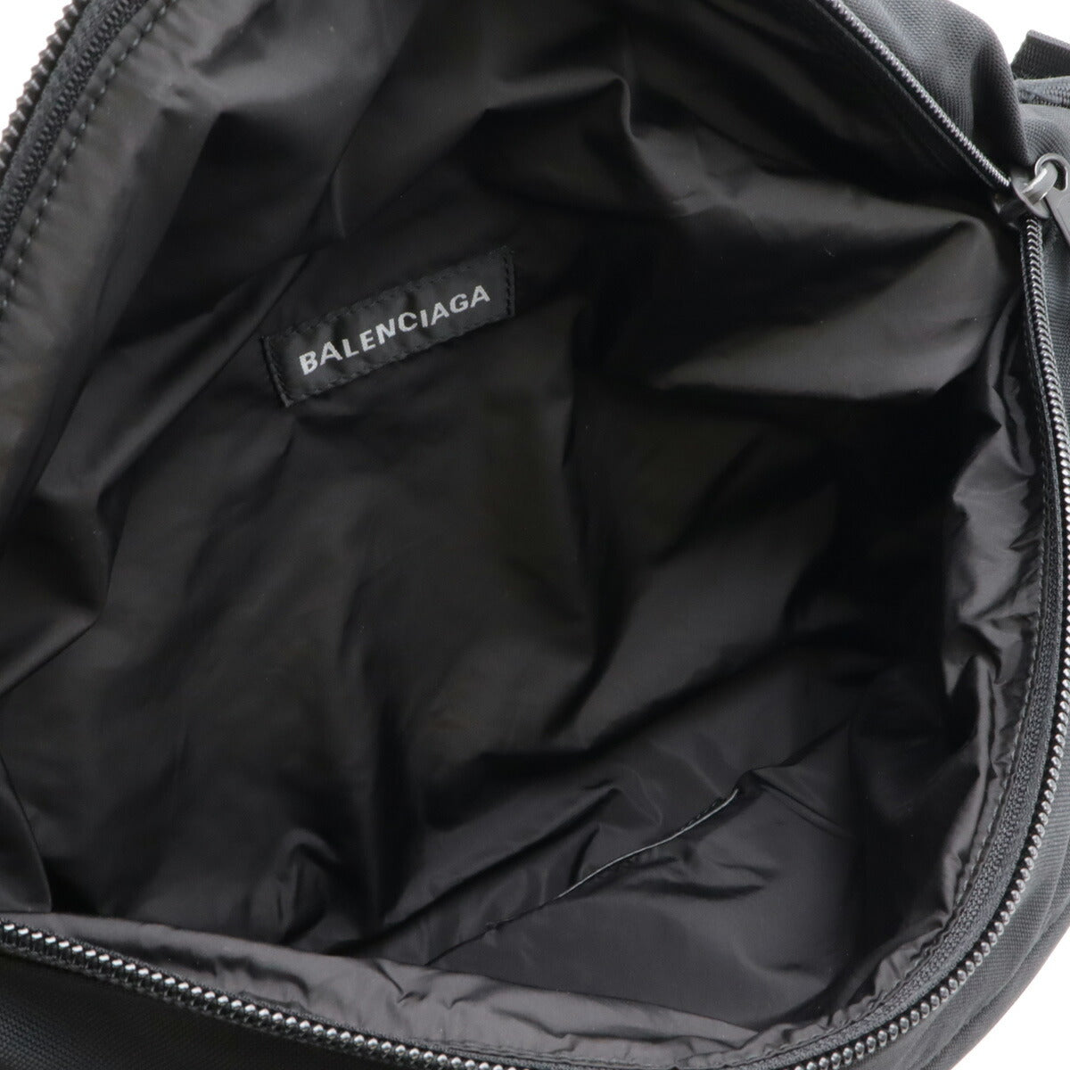 Balenciaga Nylon Canvas Logo Belt Bag