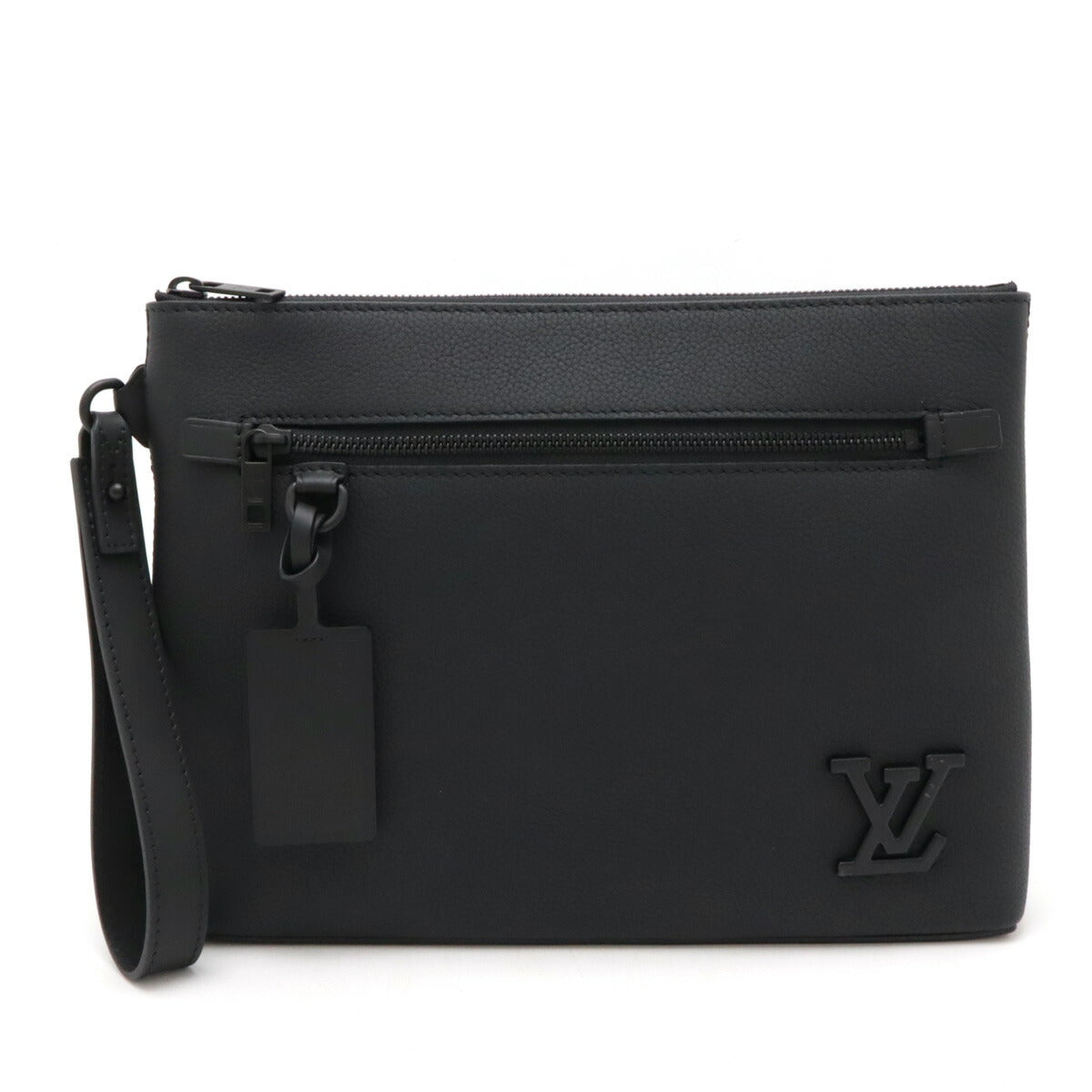 Louis Vuitton Grain Leather Aerogram Pochette iPad Clutch M69837