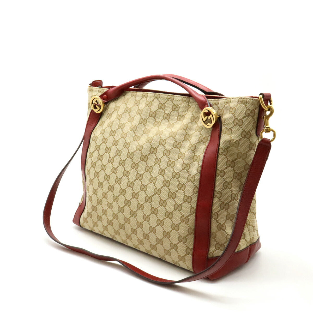 Gucci Miss GG Canvas Leather 2WAY Handbag