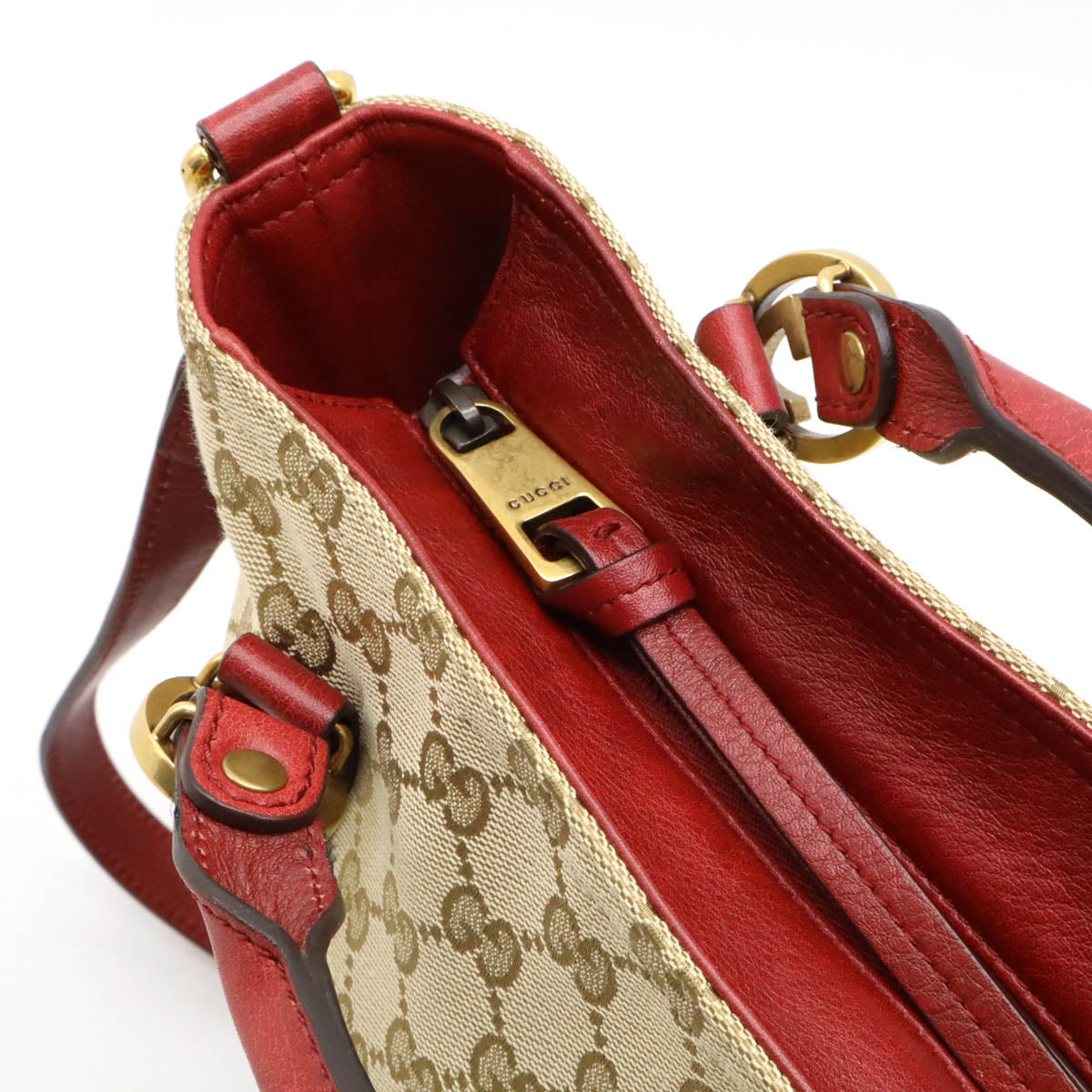 Gucci Miss GG Canvas Leather 2WAY Handbag