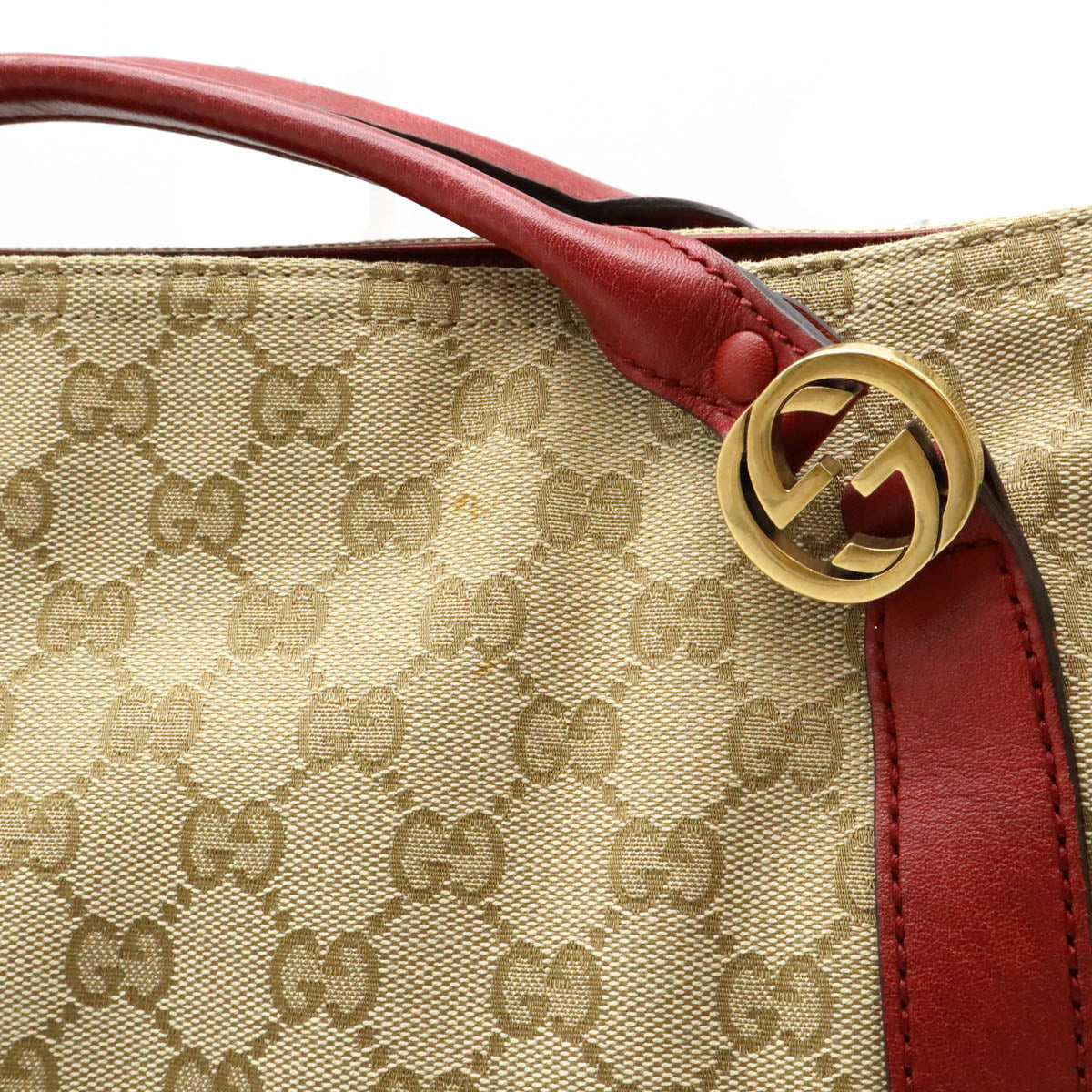 Gucci Miss GG Canvas Leather 2WAY Handbag