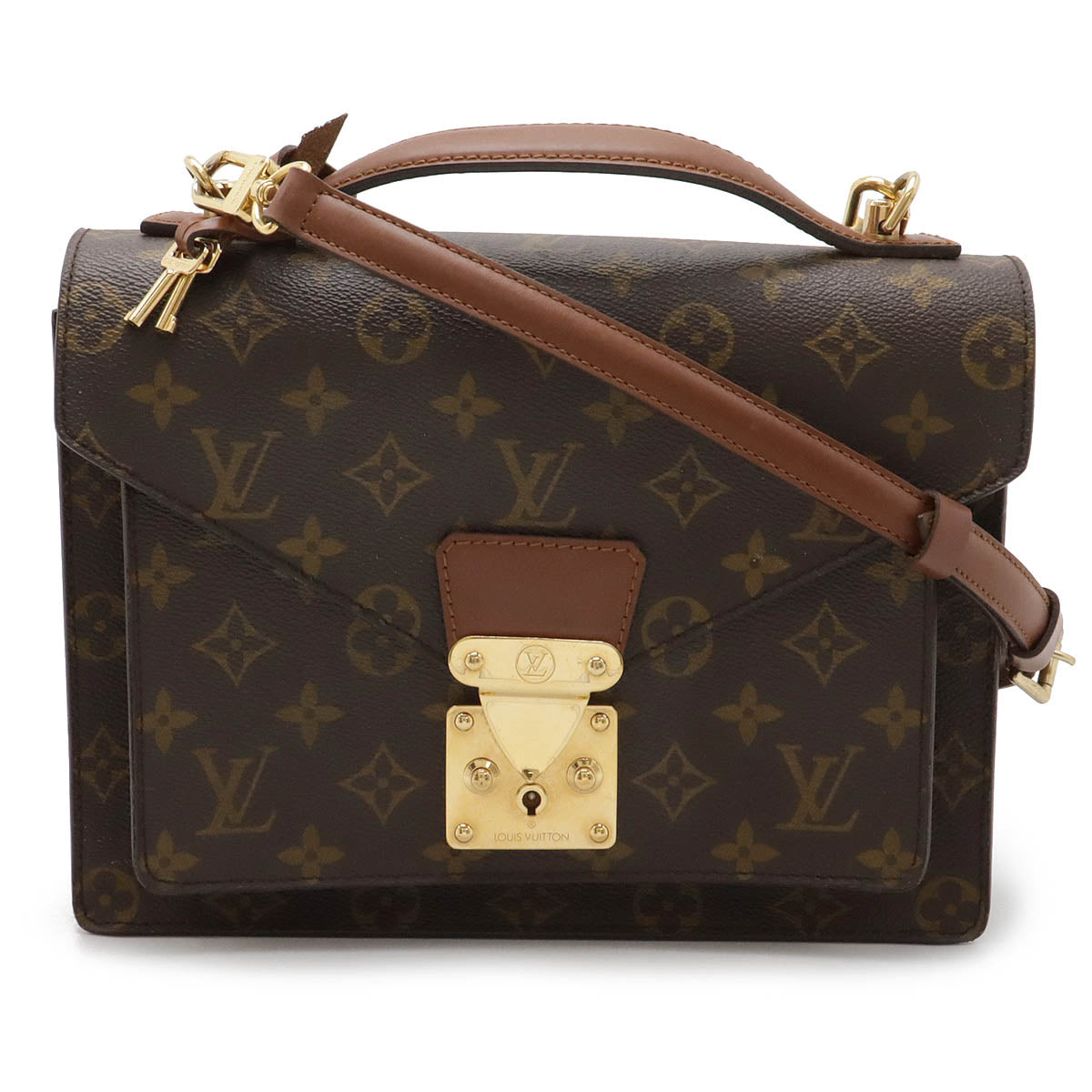 Louis Vuitton Monogram Monceau 26 Handbag M51187