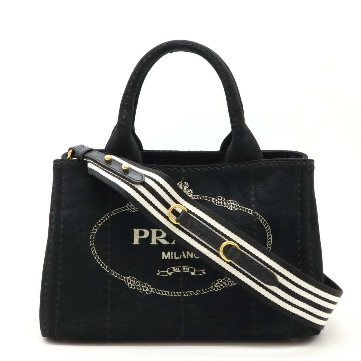 Prada Canapa Canvas Tote Bag 1BG439