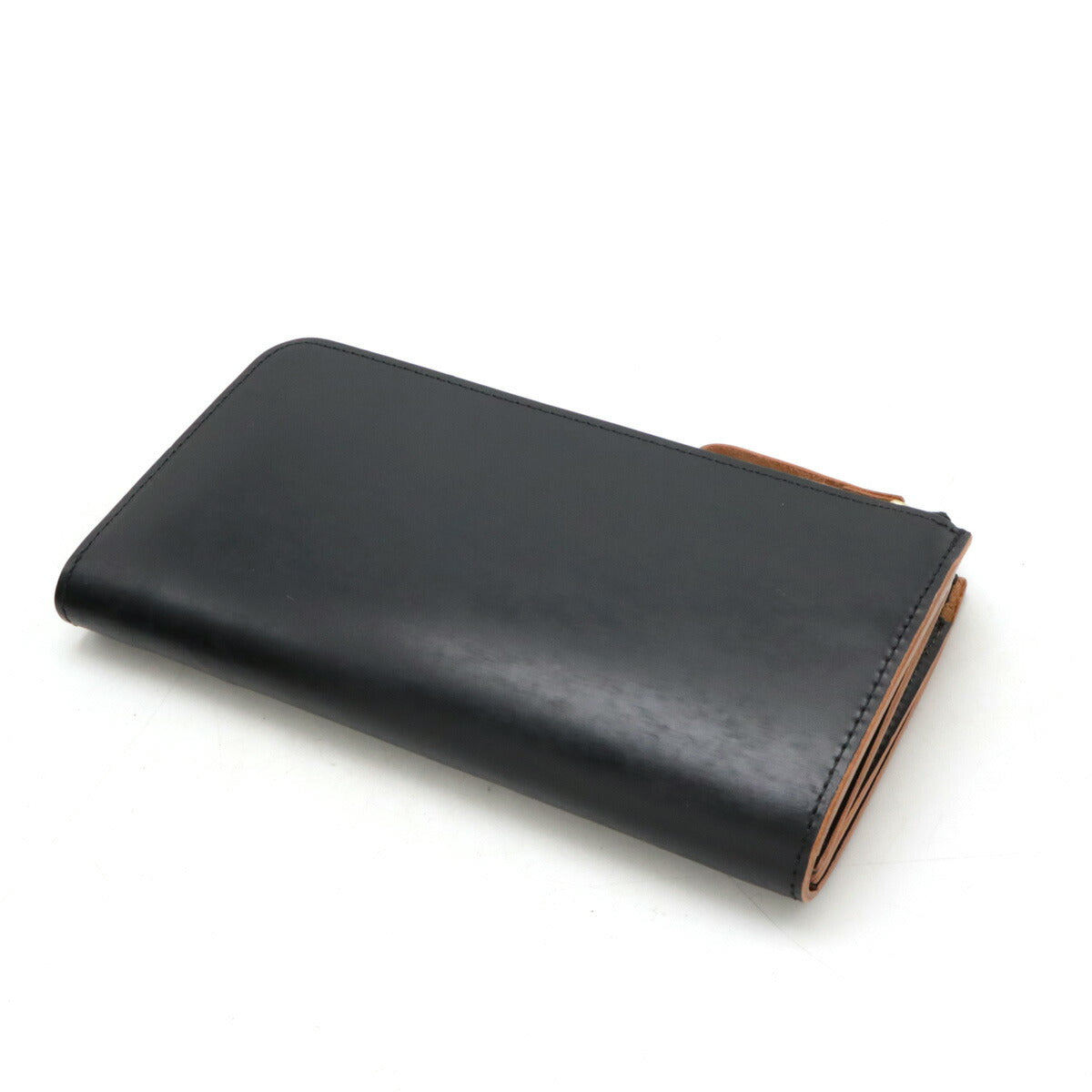 PORTER FILM Leather Long Wallet Black