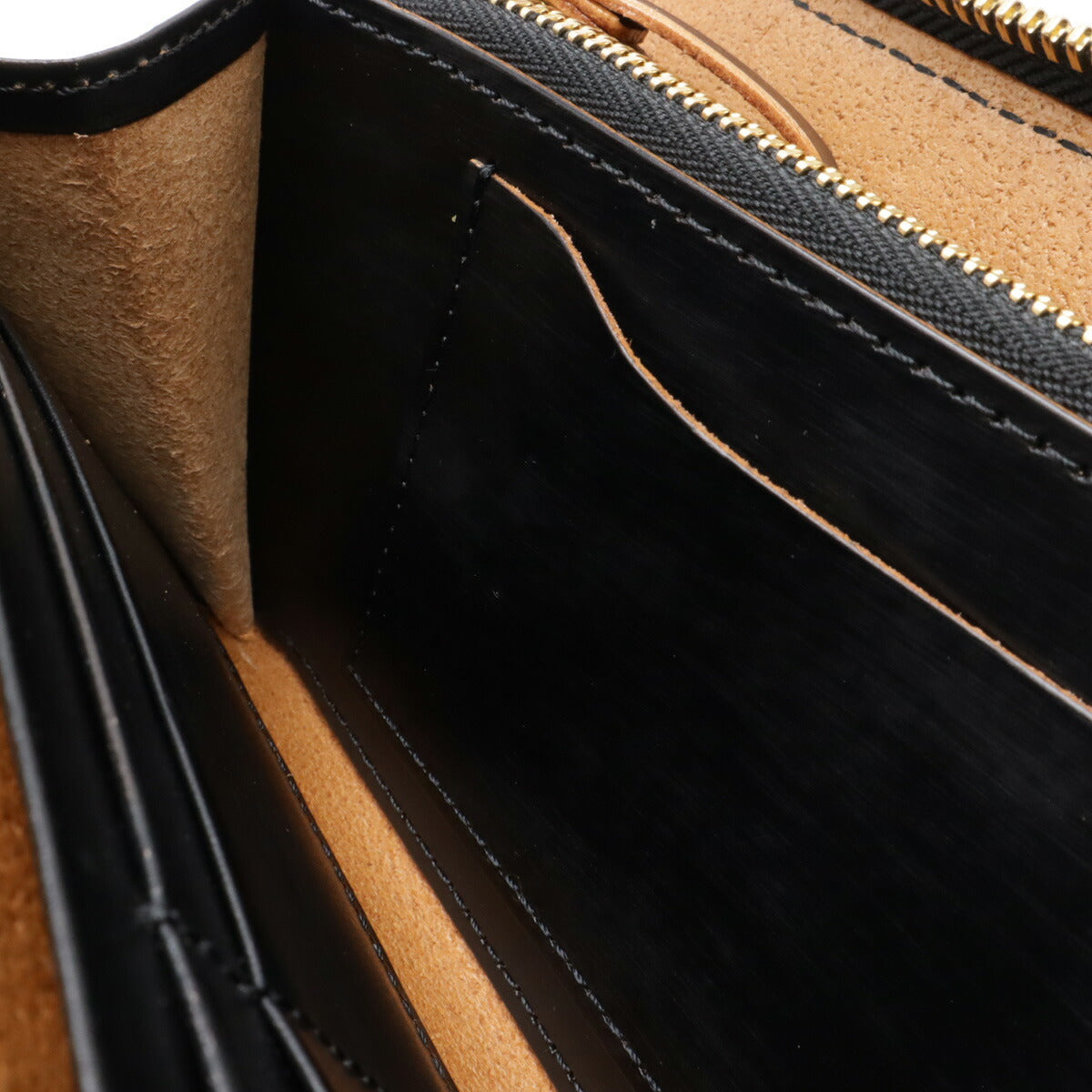 PORTER FILM Leather Long Wallet Black