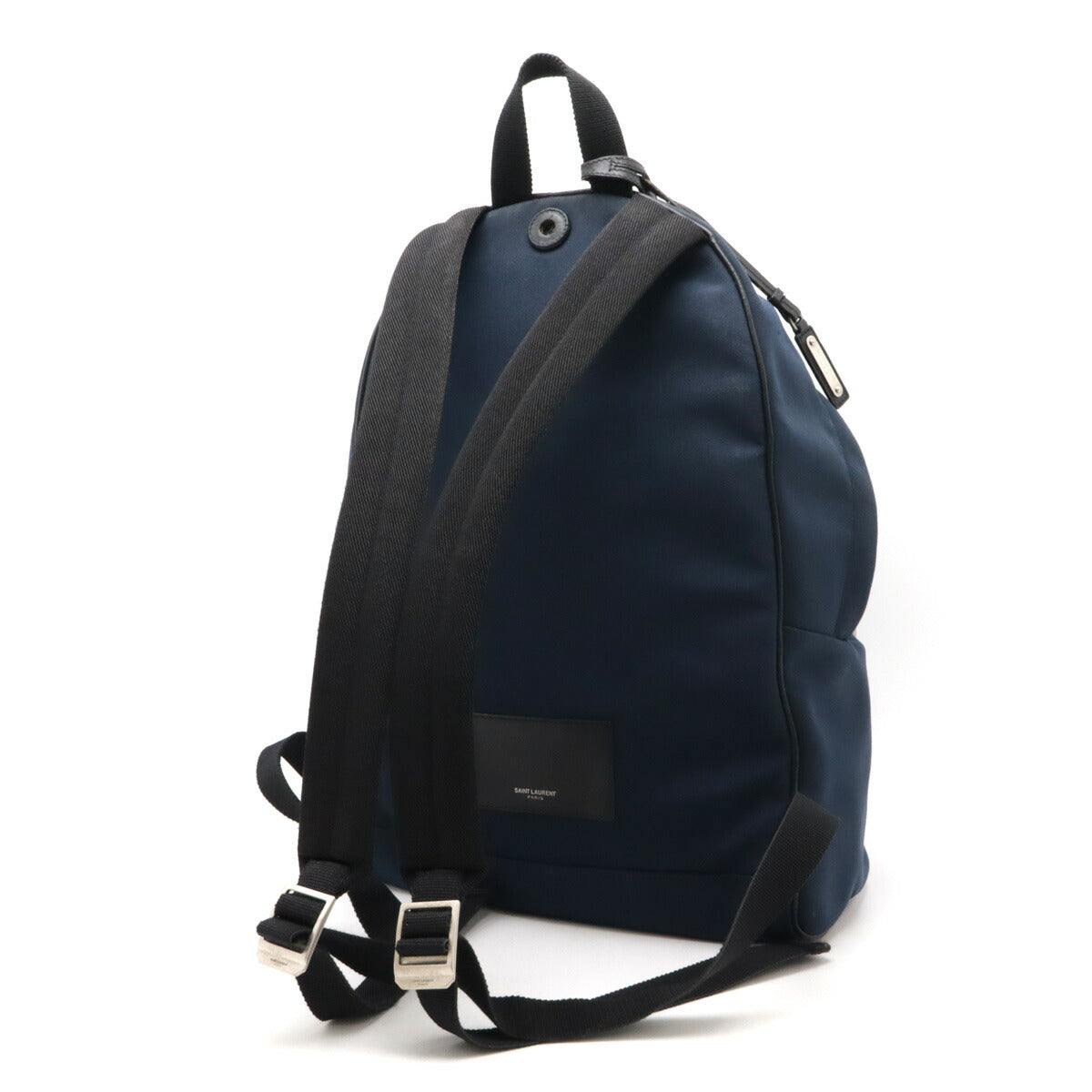 Yves Saint Laurent Canvas Leather Backpack