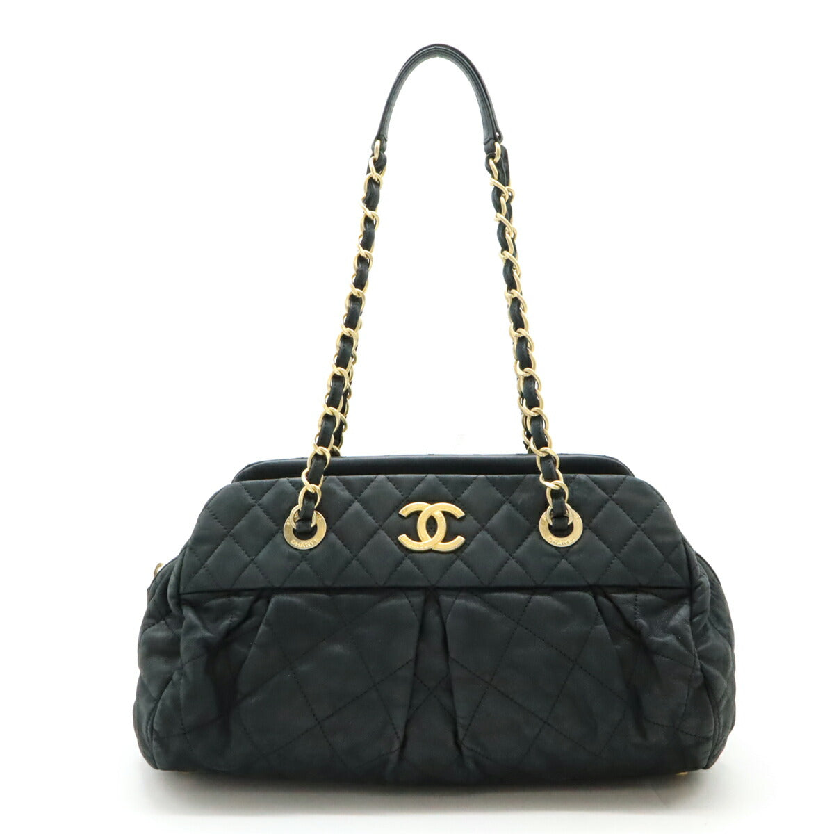 Chanel Matelasse Sparkle Leather Shoulder Bag