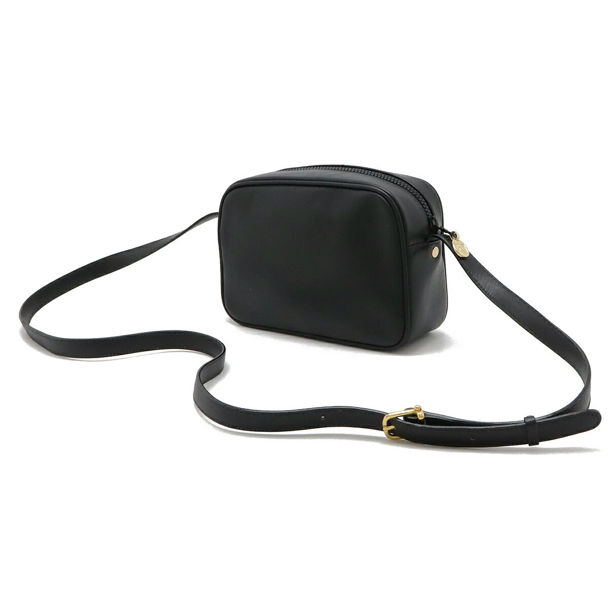 Celine Triomphe Leather Shoulder Bag Black