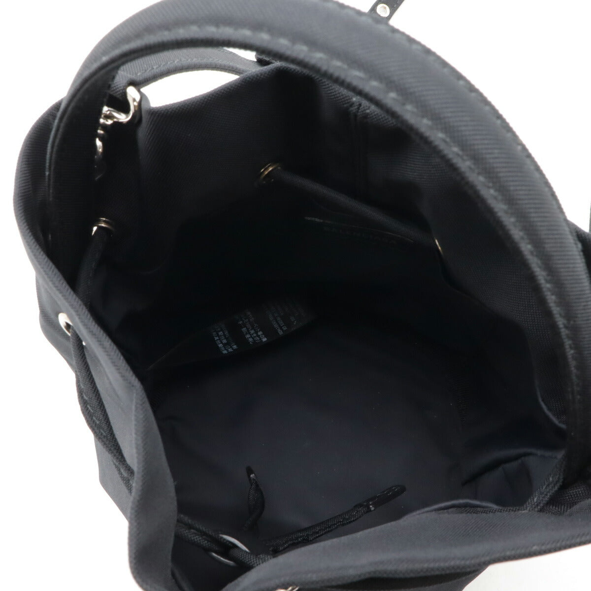 Balenciaga Wheel XS Nylon Canvas Bucket Bag