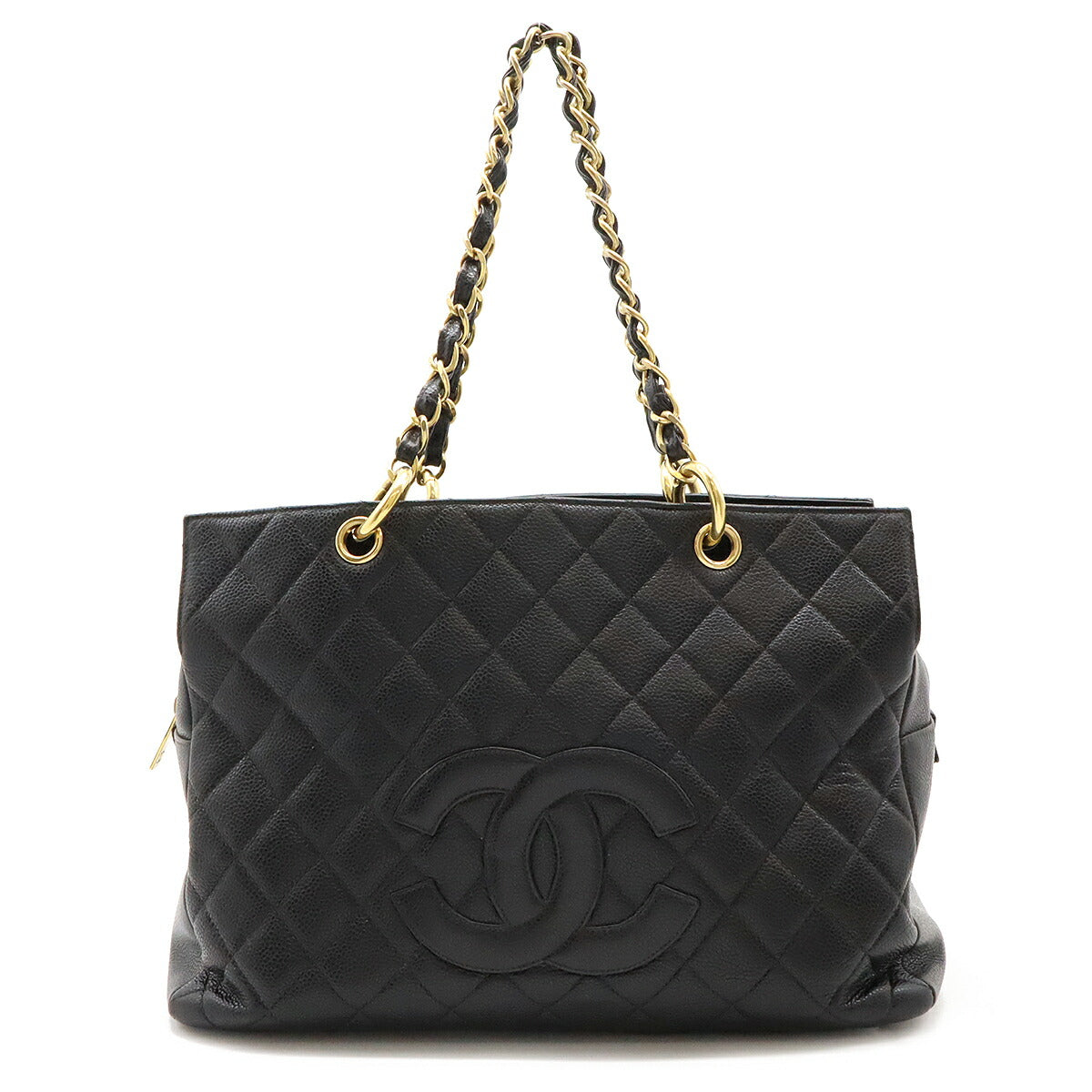 Chanel Caviar Matelasse Chain Tote Bag