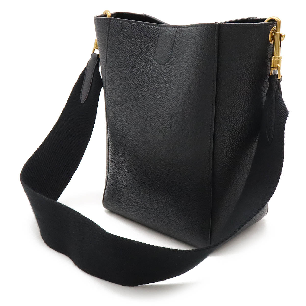 Celine Leather Sangle Bucket Small Shoulder Bag