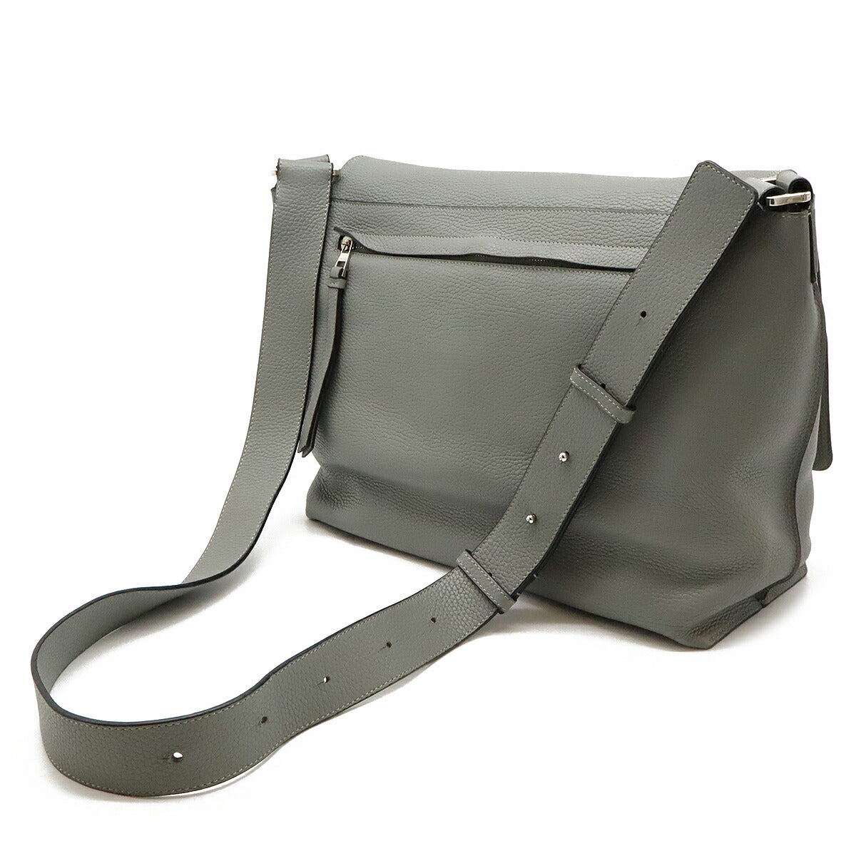 Loewe Anagram Leather Messenger Bag