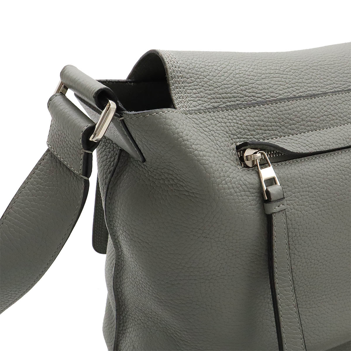 Loewe Anagram Leather Messenger Bag