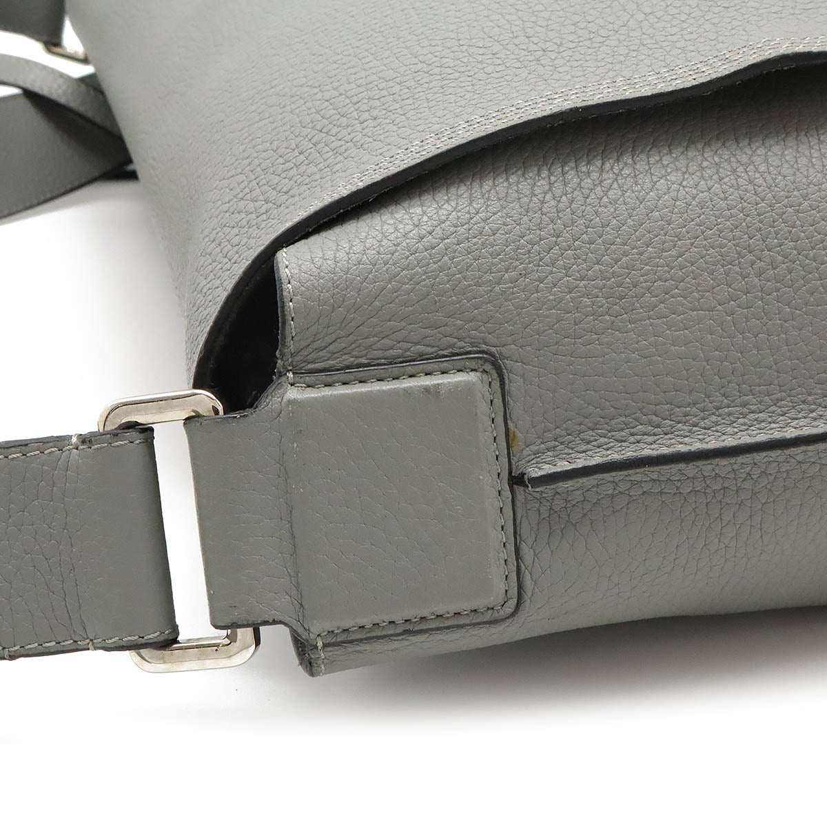 Loewe Anagram Leather Messenger Bag