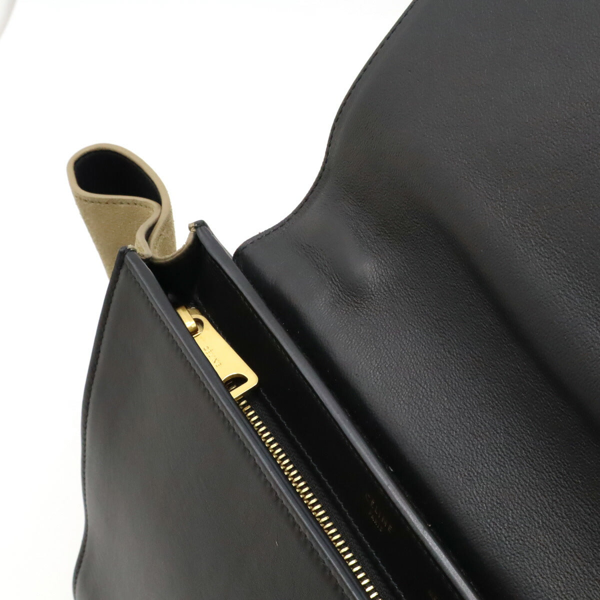 Celine Trapeze Leather Suede Handbag