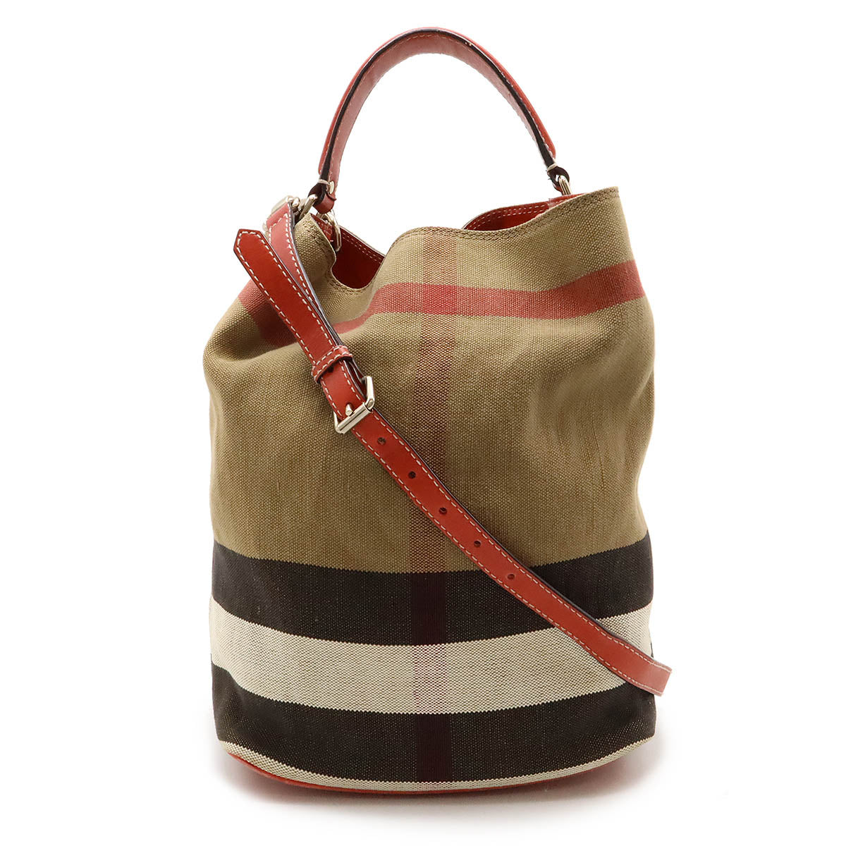 Burberry Medium Ashby Canvas Shoulder Bag