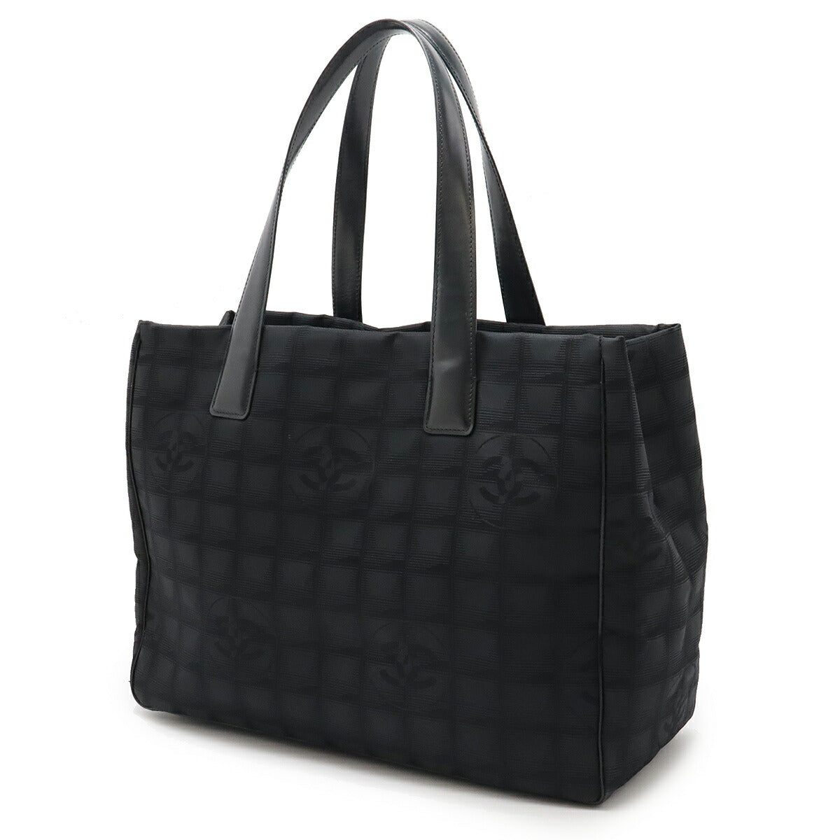 Chanel Nylon Jacquard New Travel Line Tote Bag