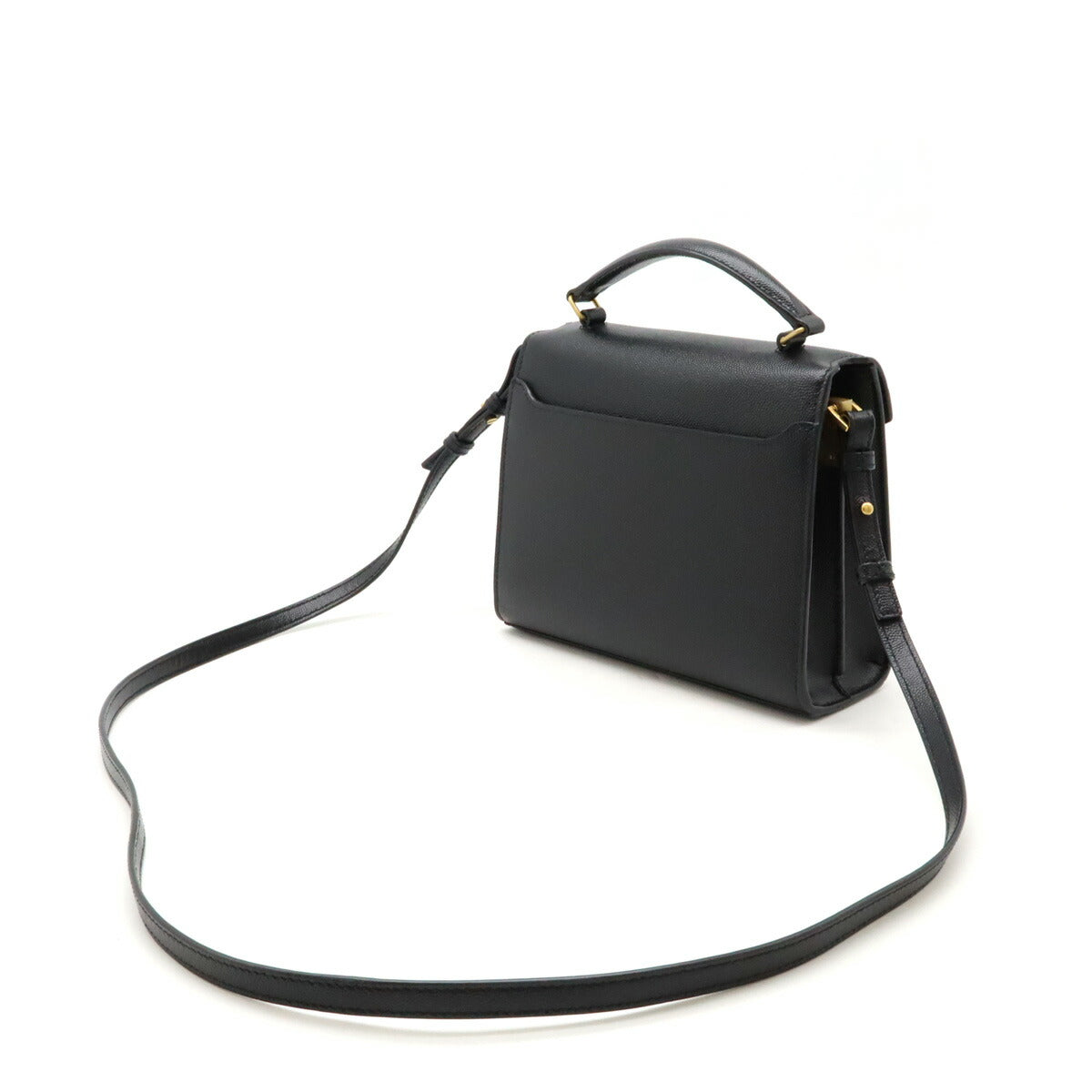 Yves Saint Laurent Cassandra Mini Leather Handbag