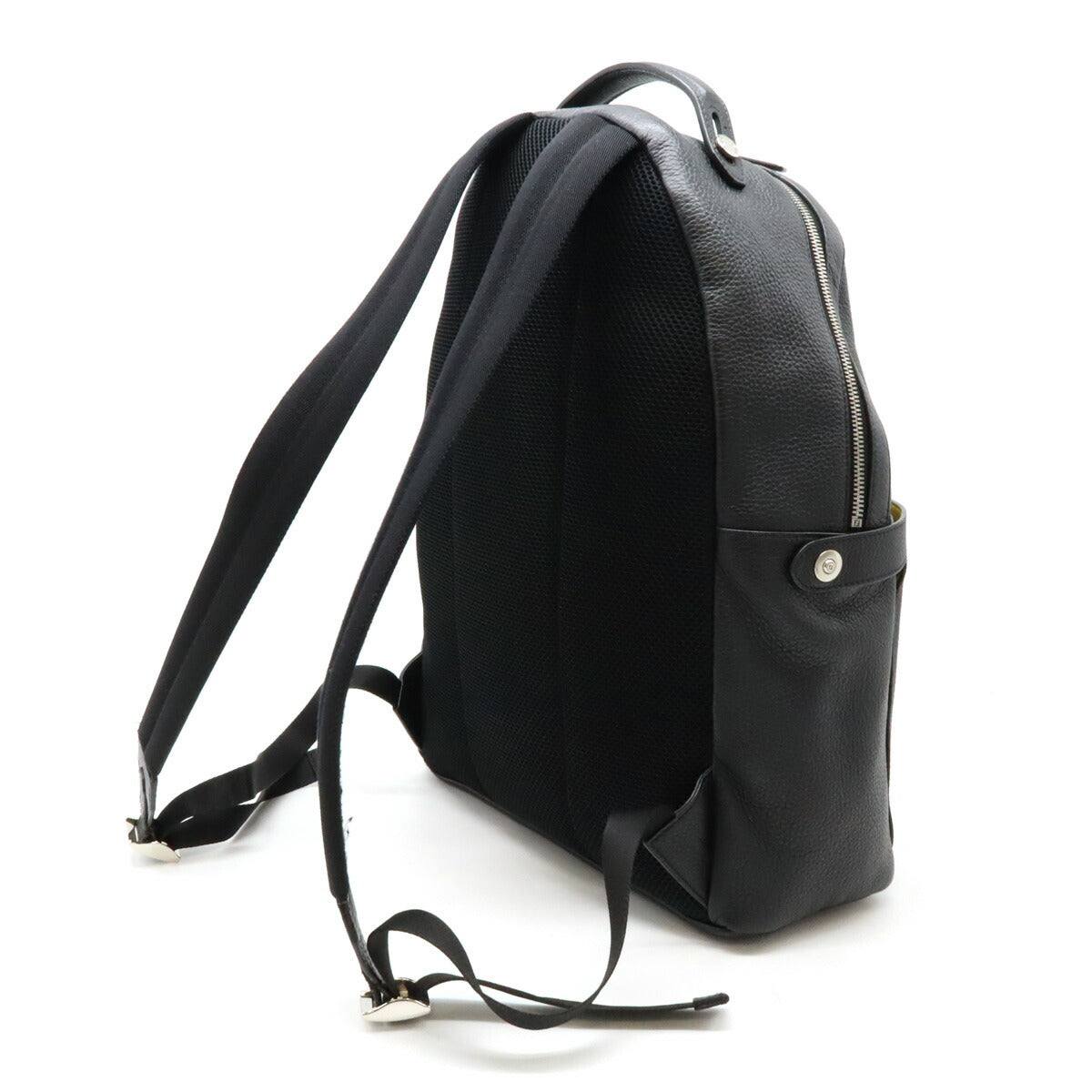 Fendi Leather Backpack Black 7VZ053