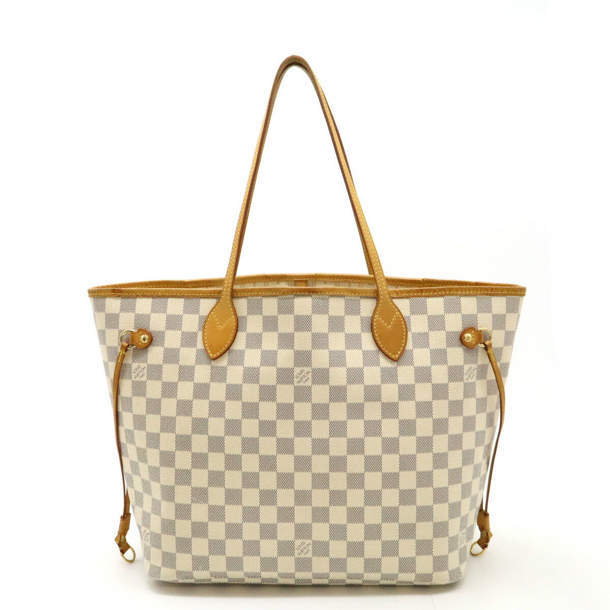 Louis Vuitton Damier Azur Neverfull MM Tote Bag N51107