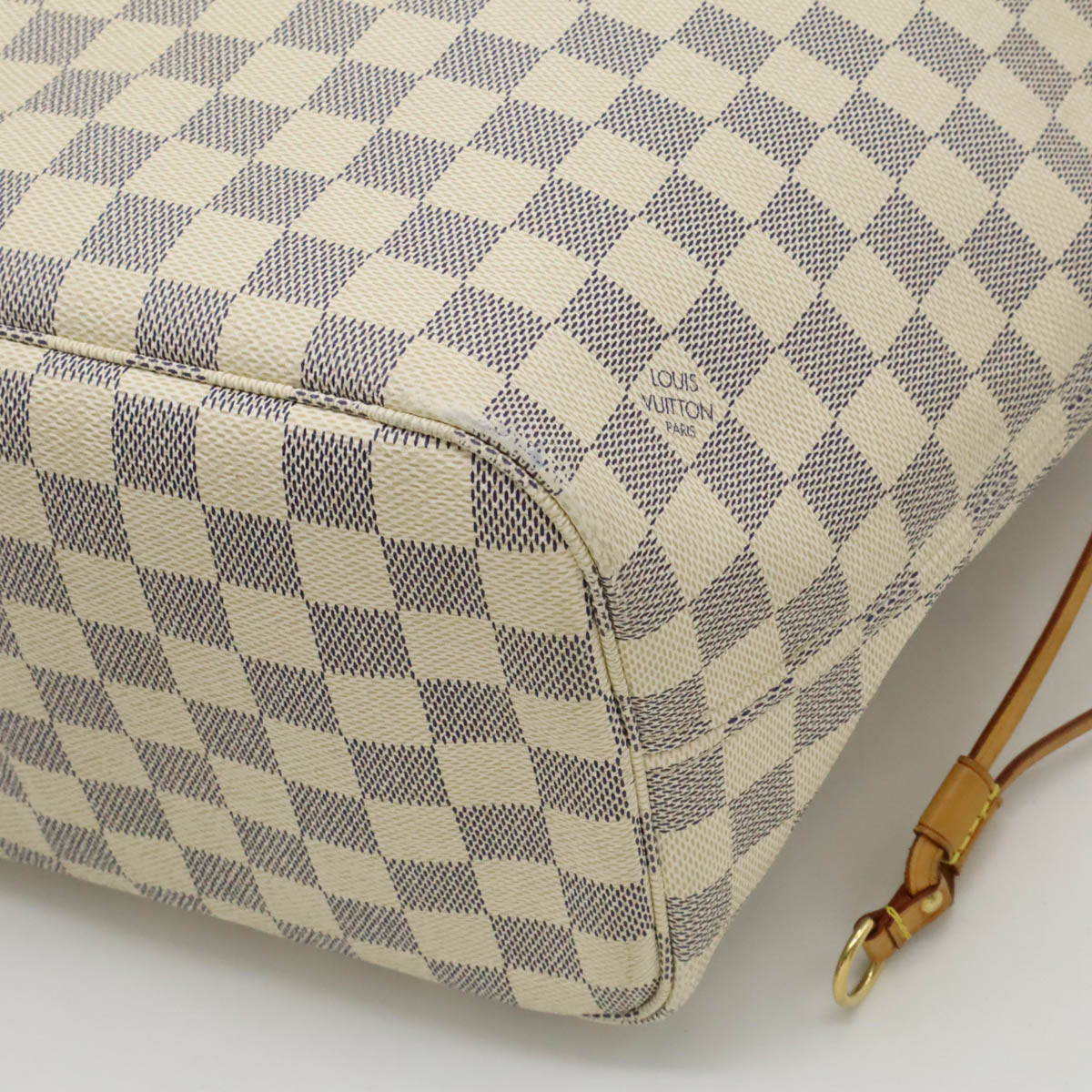 Louis Vuitton Damier Azur Neverfull MM Tote Bag N51107