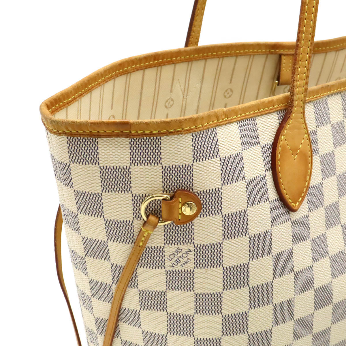 Louis Vuitton Damier Azur Neverfull MM Tote Bag N51107