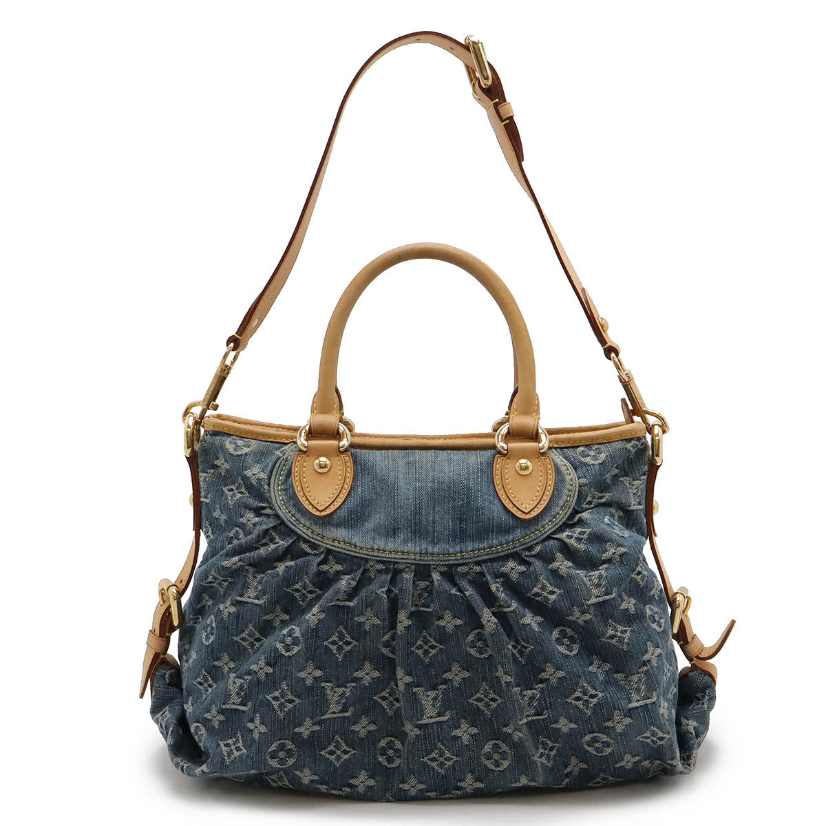 Louis Vuitton Monogram Denim Neo Cabby MM Tote Bag M95349