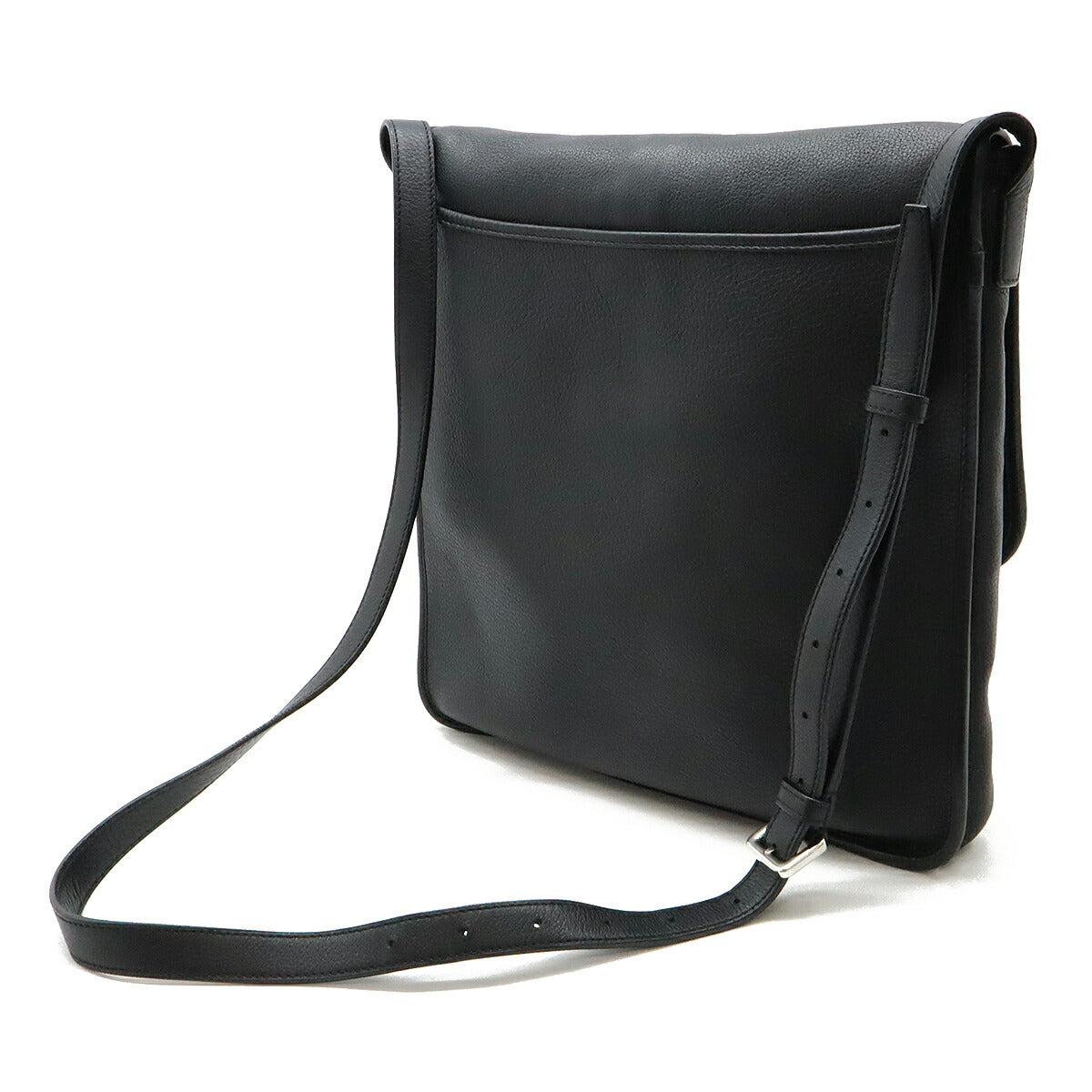 Loewe Anagram Leather Shoulder Bag Black