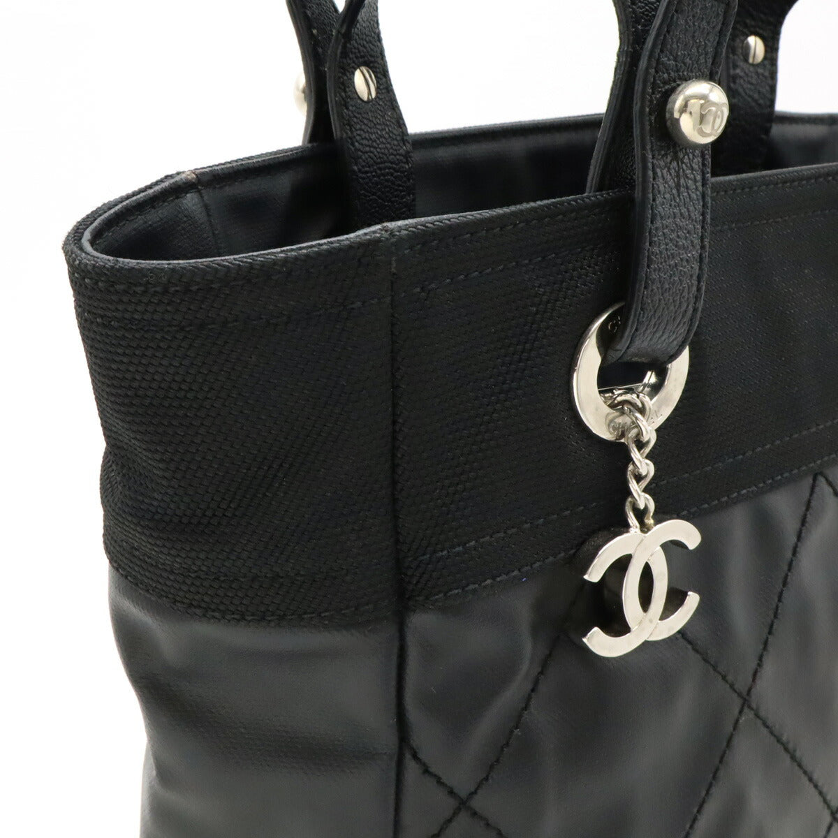 Chanel Paris Biarritz Tote PM Black A34208