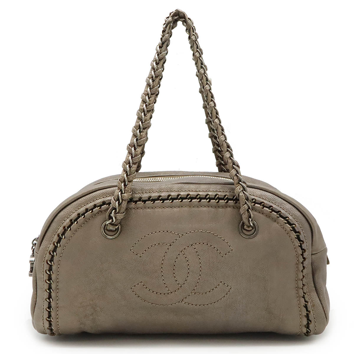 Chanel Leather Coco Mark Shoulder Bag A31405