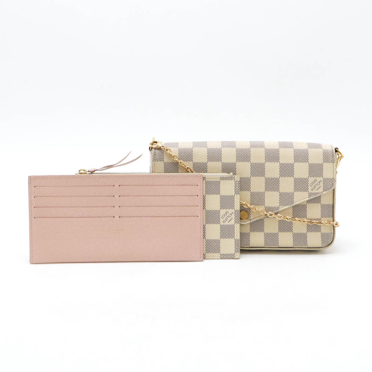 Louis Vuitton Pochette Felicie Damier Azur 2way bag
