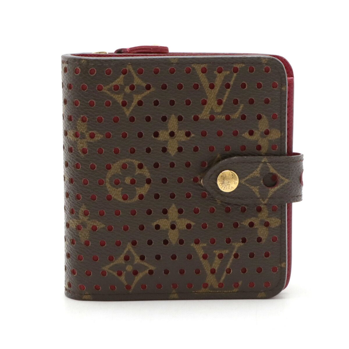 Louis Vuitton Monogram Perforated Compact Wallet
