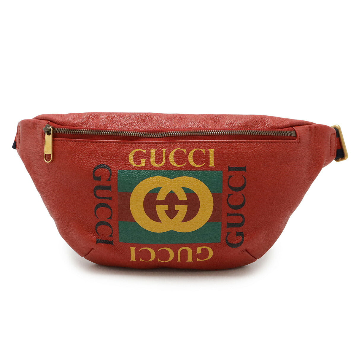 Gucci Gucci Print Leather Waist Bag