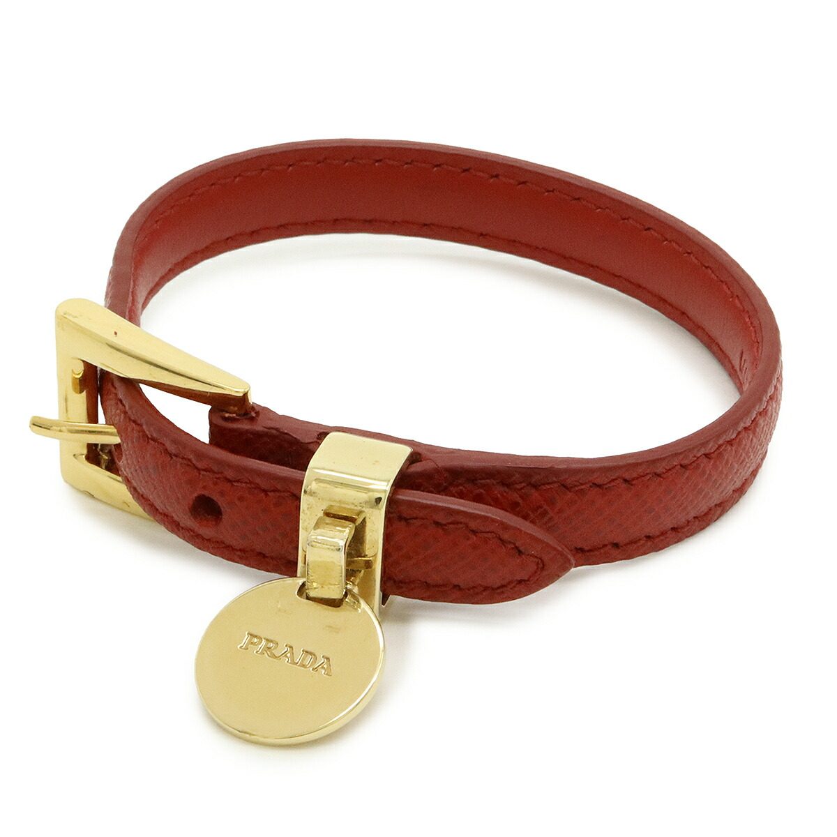Prada Saffiano Leather Bracelet
