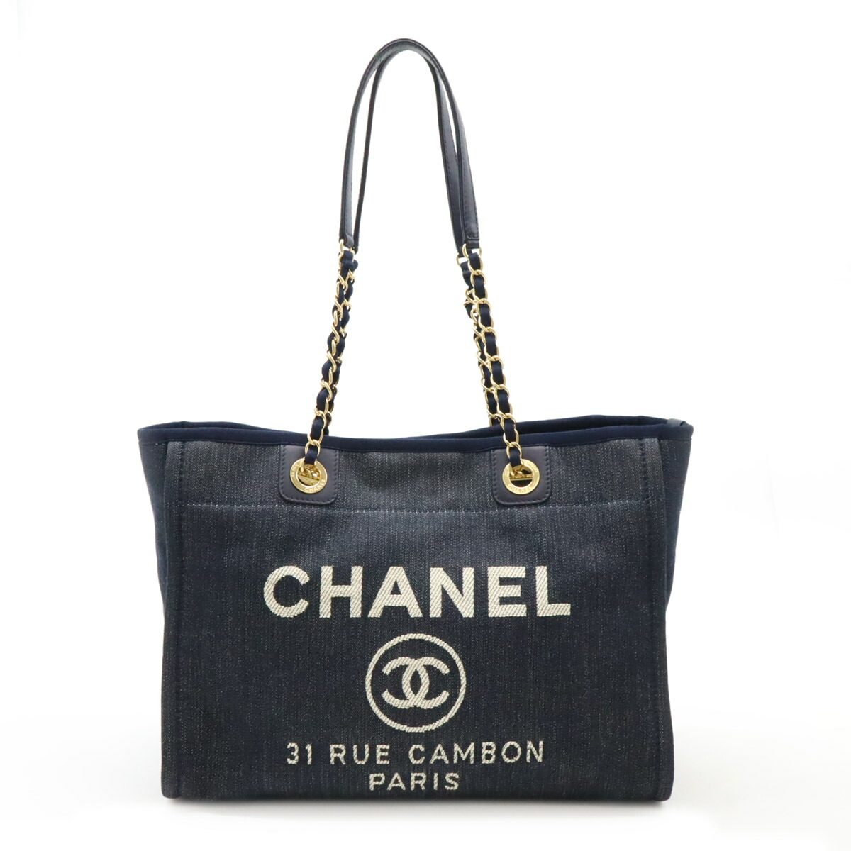 Chanel Deauville Denim Tote Bag