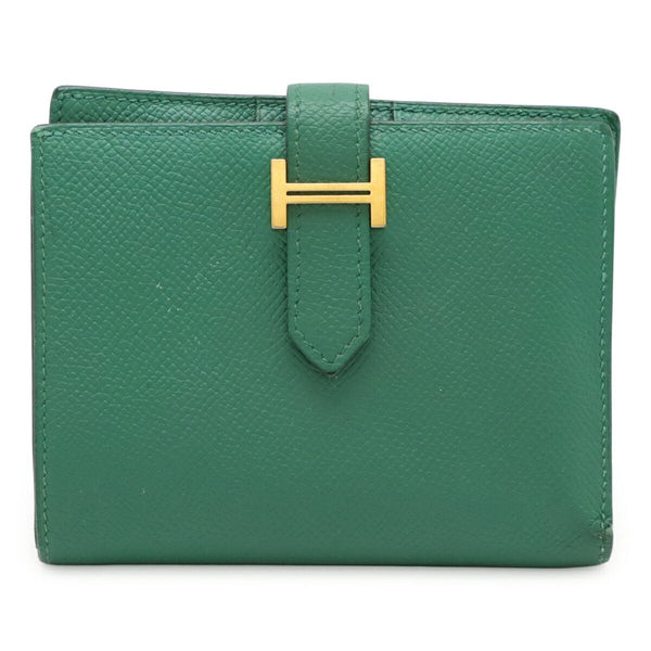 Hermes Bearn Compact Leather Wallet