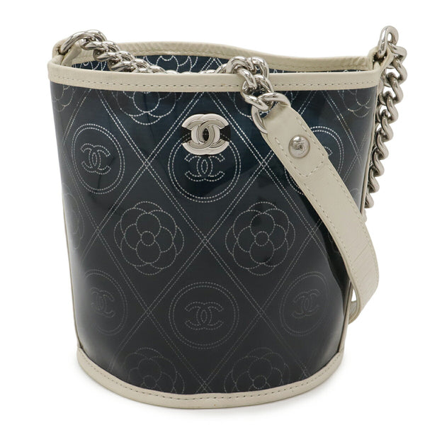 Chanel Camellia Leather 2way Shoulder Bag