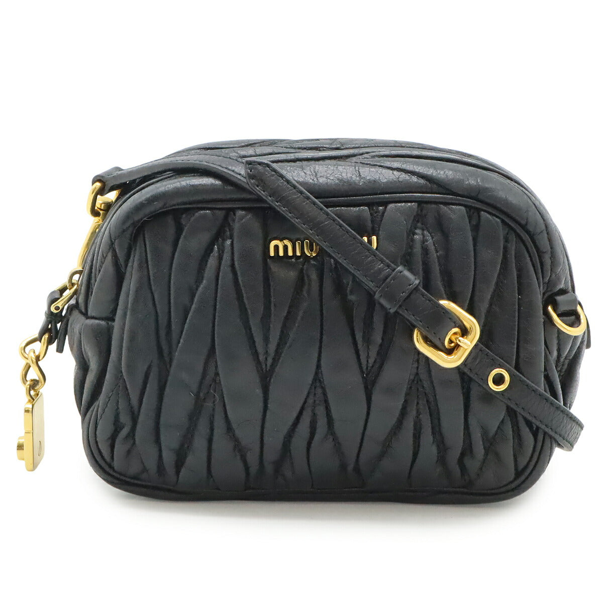 Miu Miu Matelassé Leather 2way Shoulder Bag