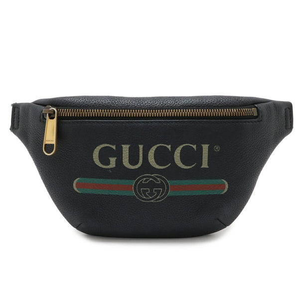 Gucci Gucci Print Leather Belt Bag