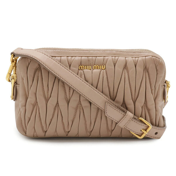 Miu Miu Matelassé Leather 2way Shoulder Bag