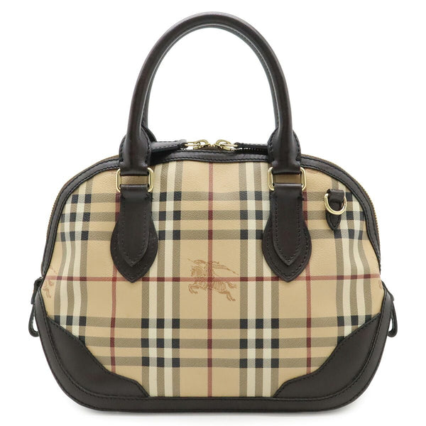 Burberry PVC Leather Handbag