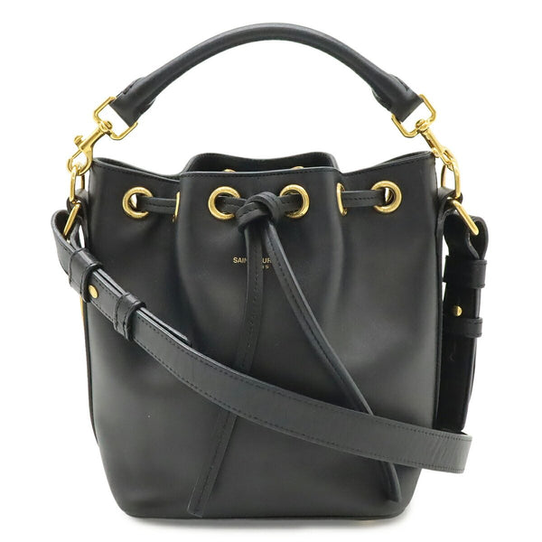 Yves Saint Laurent Leather 2way Bucket Bag