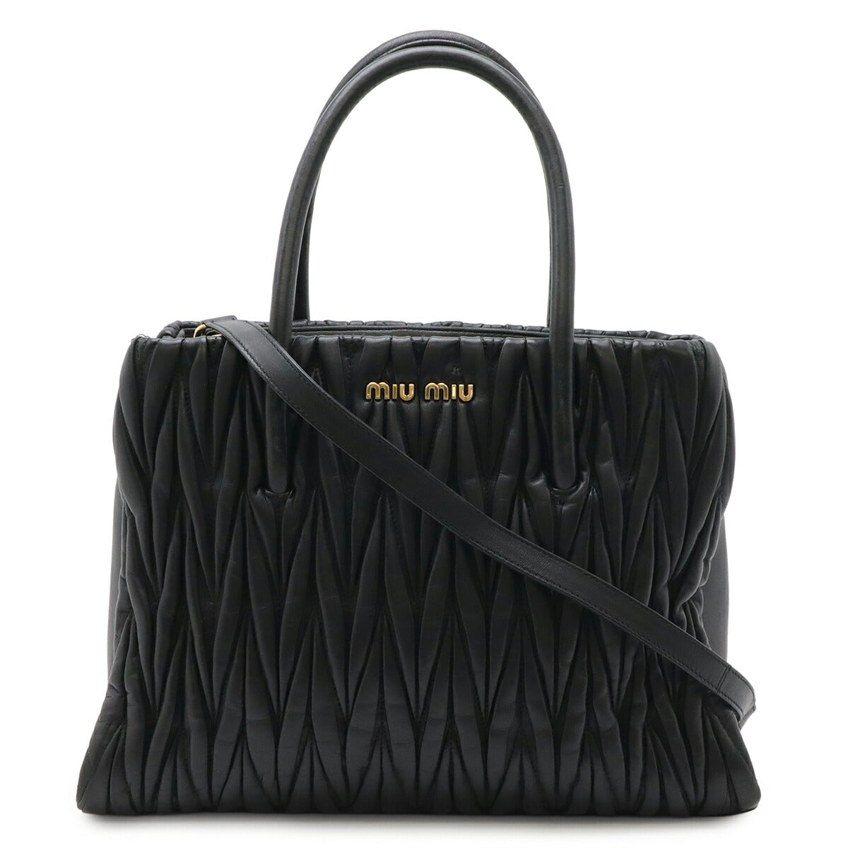 Miu Miu Matelassé Leather 2way Bag