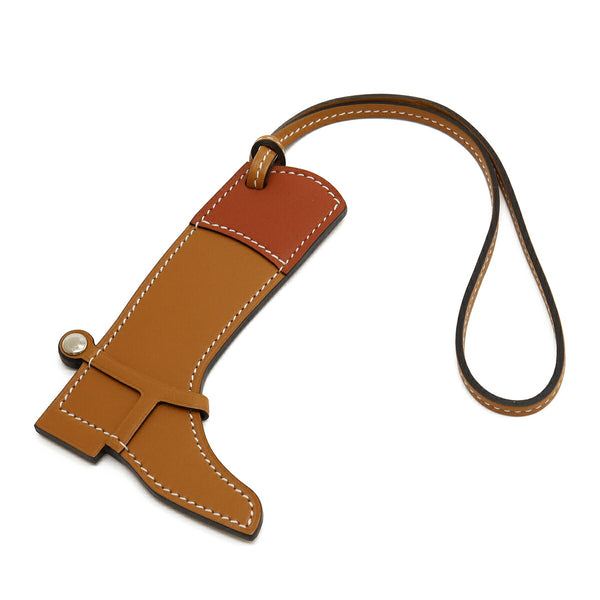 Hermes Paddock Boot Leather Bag Charm